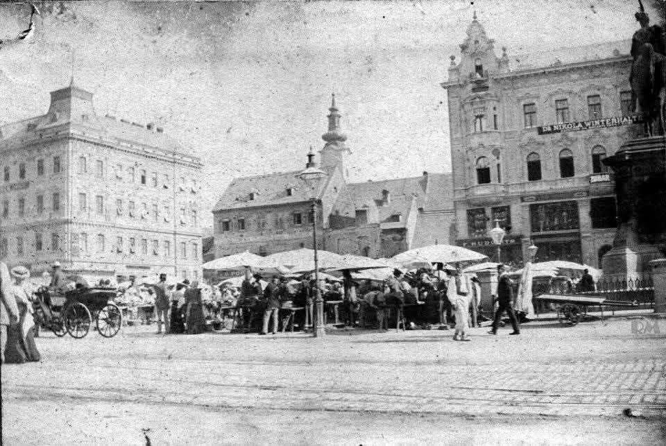 Trg bana Jelačića 1900. godine A